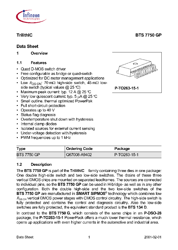 BTS7750GP_892280.PDF Datasheet