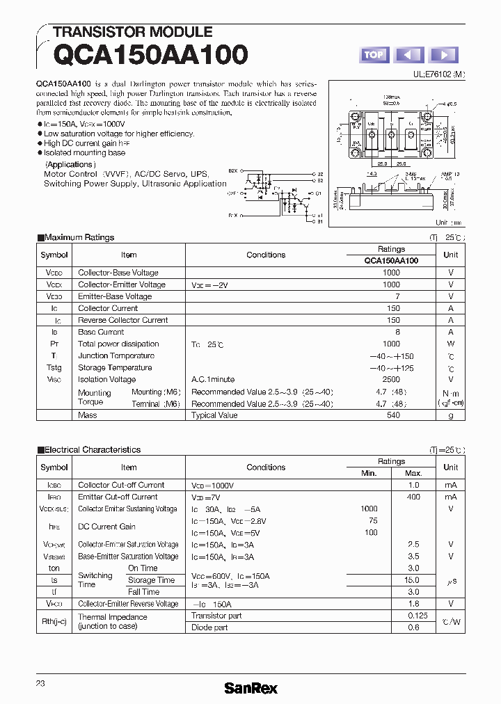 QCA150AA120_1299794.PDF Datasheet
