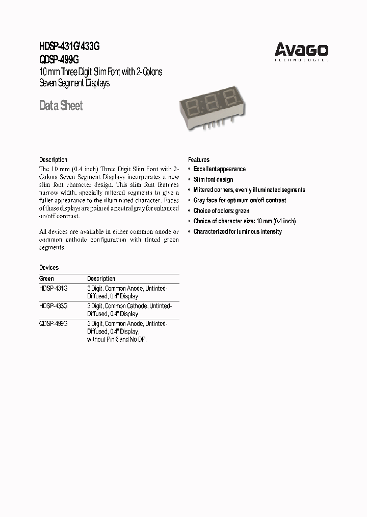 QDSP-499G_1141576.PDF Datasheet