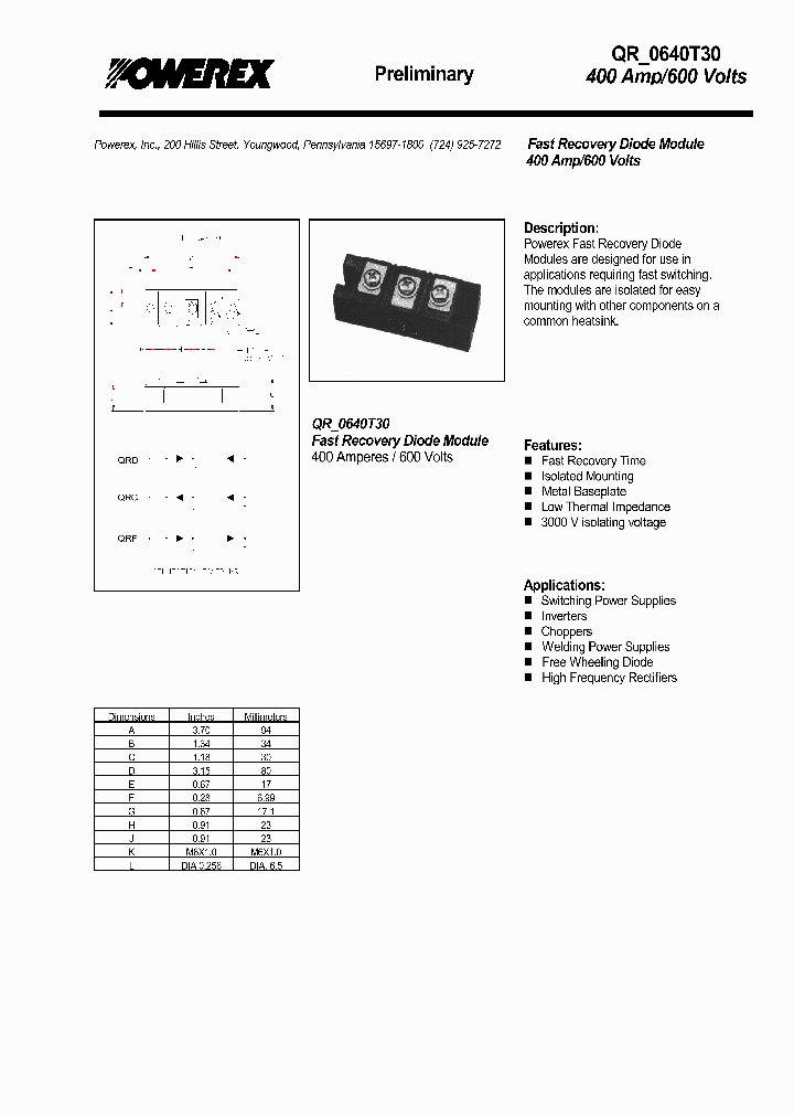 QRD0640T30_1300011.PDF Datasheet