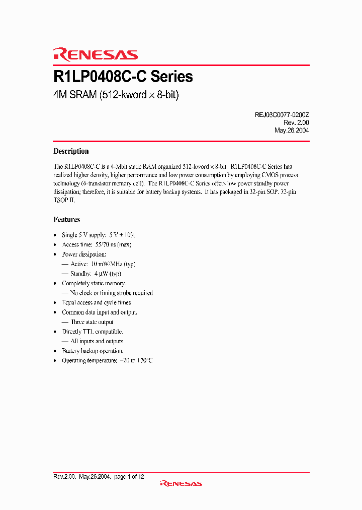 R1LP0408CSP-7LC_1300283.PDF Datasheet