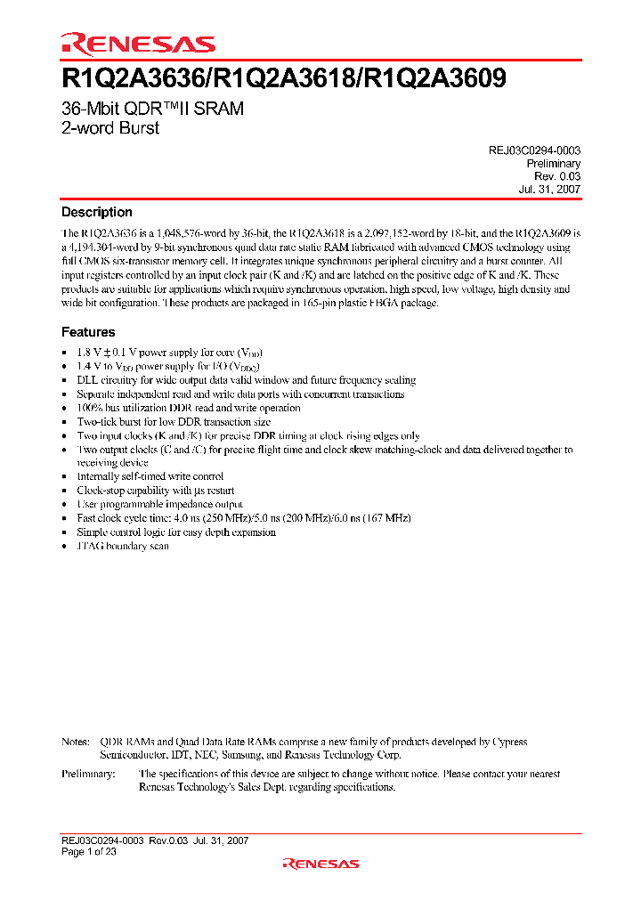 R1Q2A3636ABG-60R_1300291.PDF Datasheet