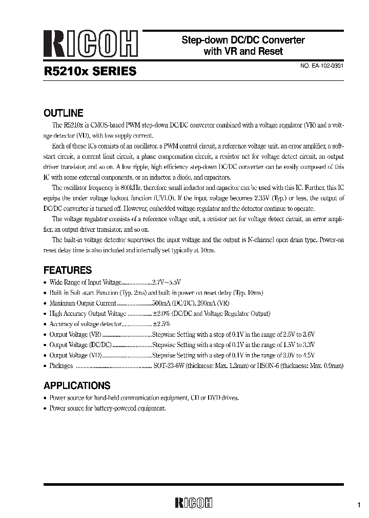 R5210X_1086069.PDF Datasheet