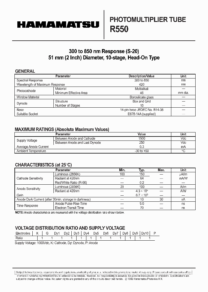 R550_1300426.PDF Datasheet