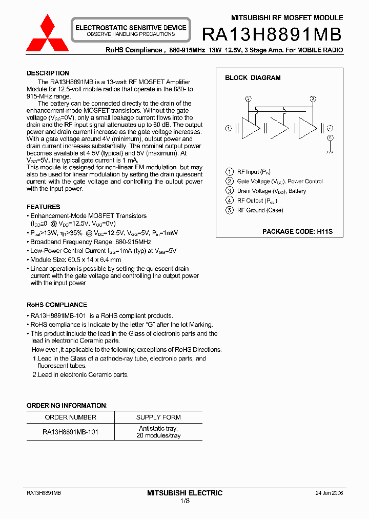 RA13H8891MB_1111537.PDF Datasheet