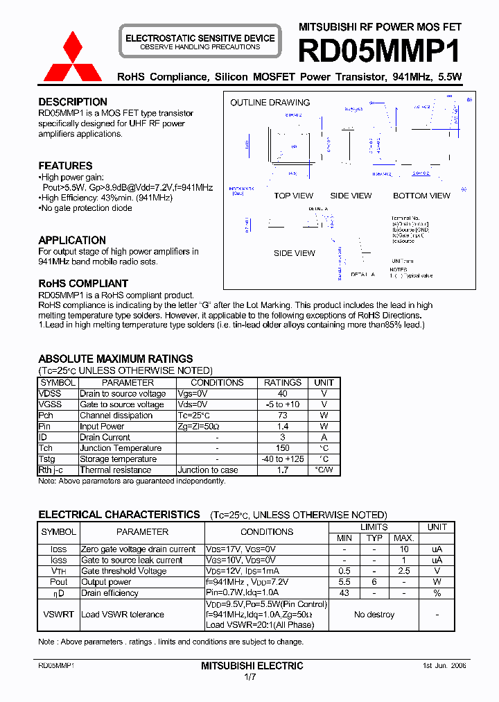 RD05MMP1_1300955.PDF Datasheet