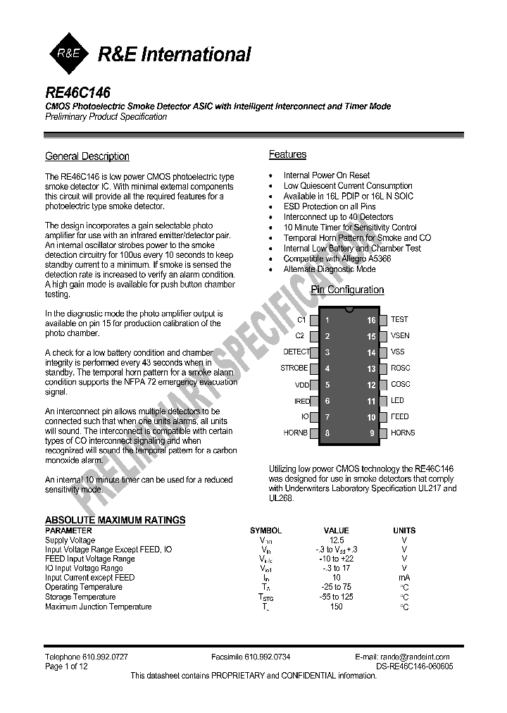 RE46C146_1107609.PDF Datasheet