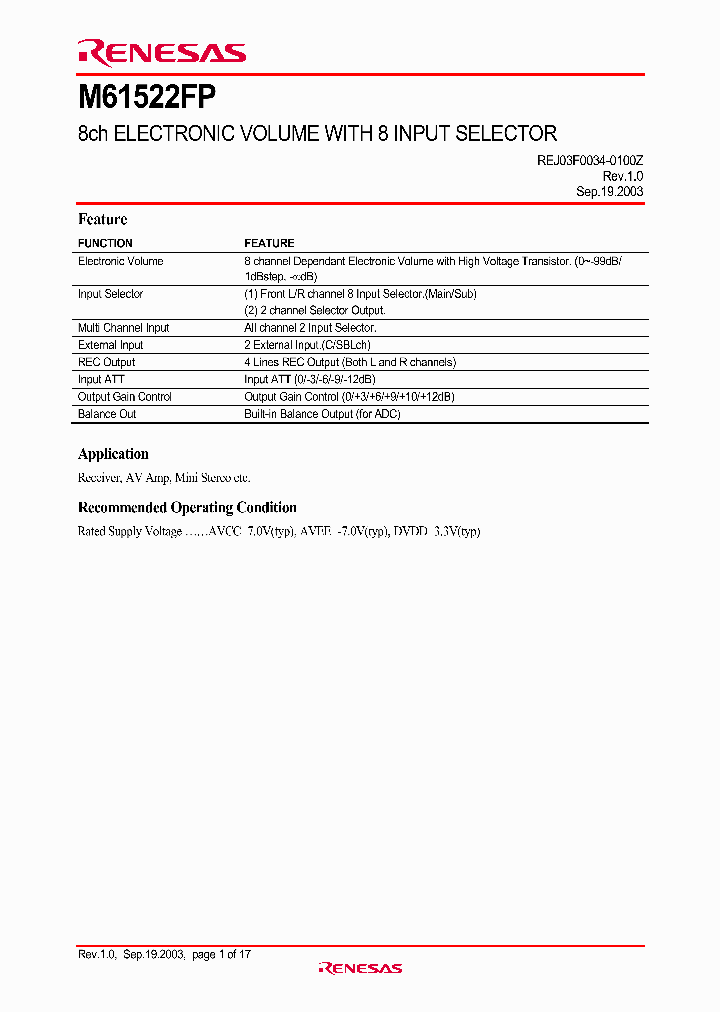 REJ03F0034M61522FP_1301139.PDF Datasheet