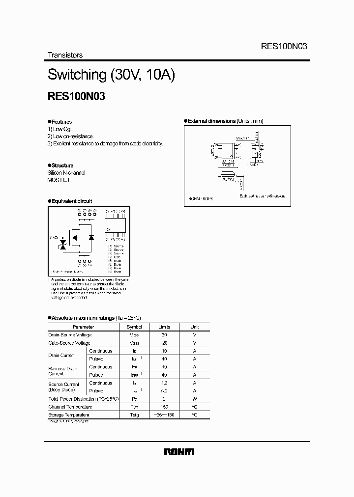 RES100N03_1166472.PDF Datasheet