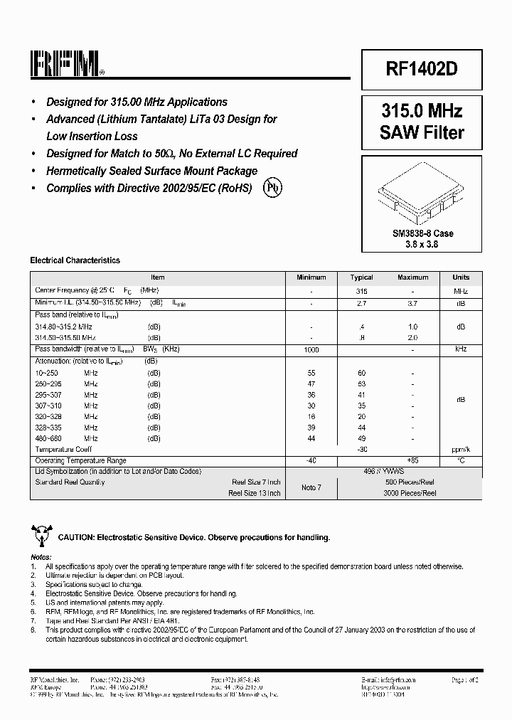RF1402D_1301201.PDF Datasheet