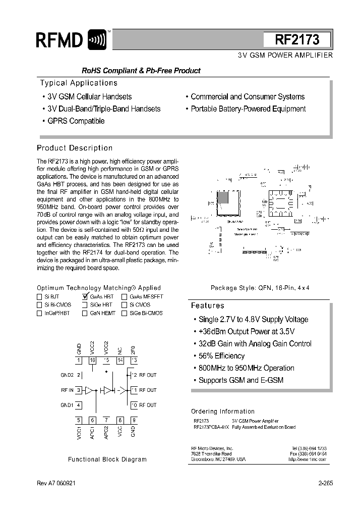 RF217306_1301281.PDF Datasheet