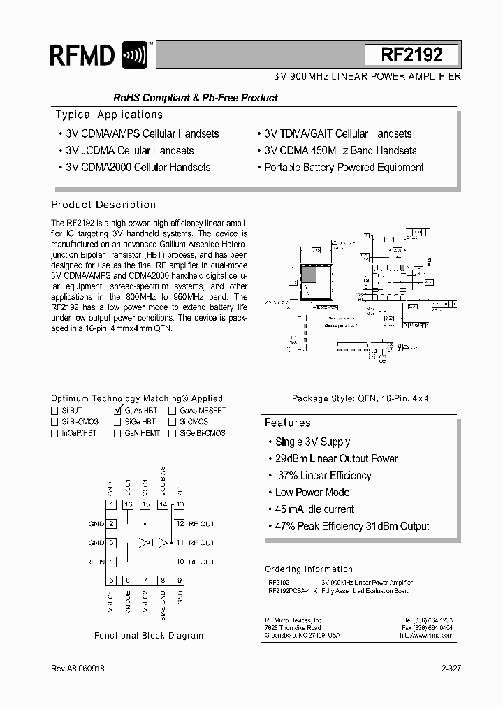 RF2192PCBA-41X_1182000.PDF Datasheet