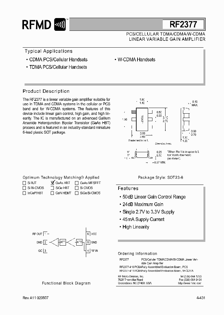 RF2377-410_1186259.PDF Datasheet