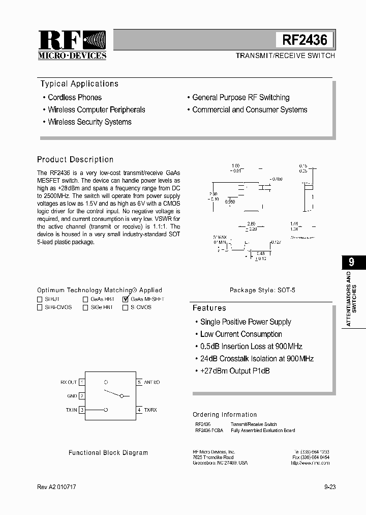 RF2436_1301357.PDF Datasheet