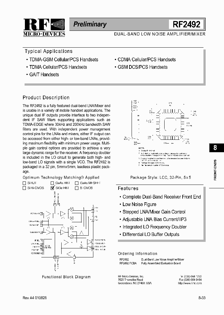 RF2492_1130546.PDF Datasheet