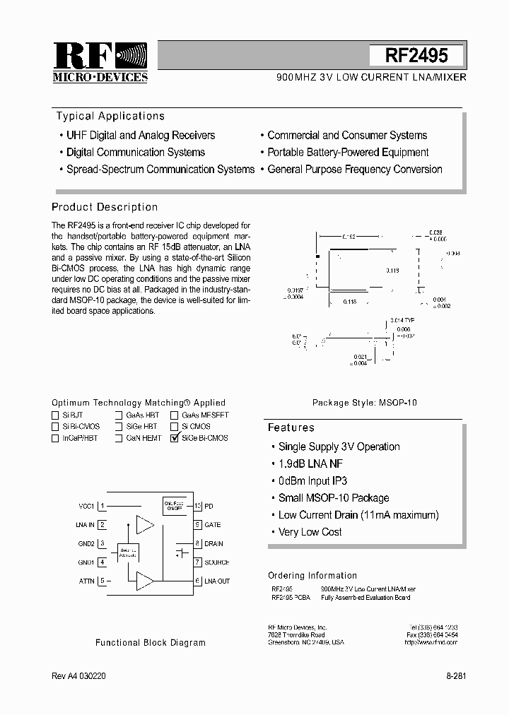 RF2495_1130547.PDF Datasheet