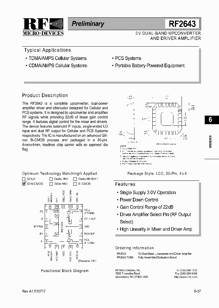 RF2643_1301396.PDF Datasheet