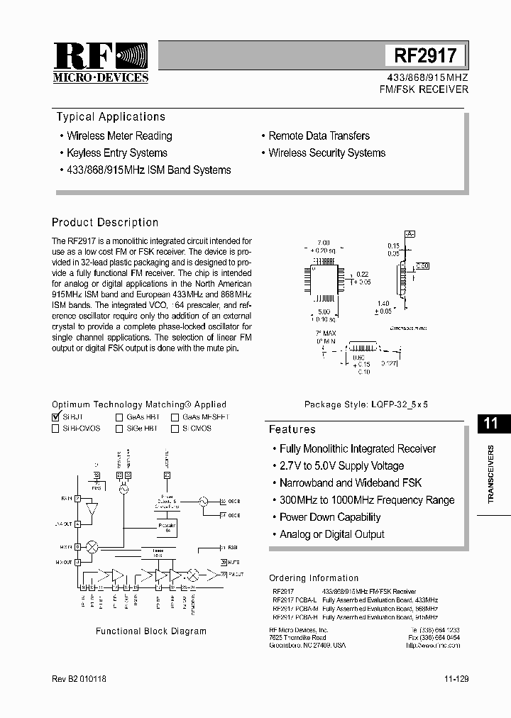 RF2917_1301417.PDF Datasheet