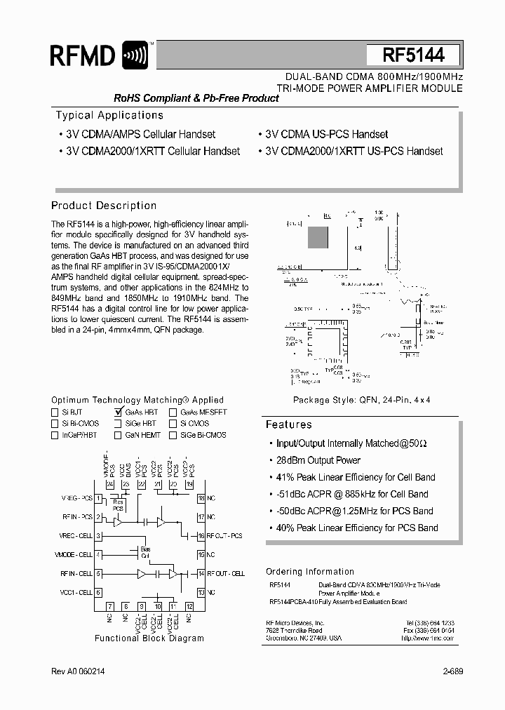 RF5144PCBA-410_1301485.PDF Datasheet