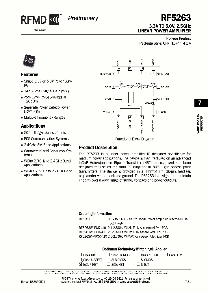 RF5263WMPCK-410_1301497.PDF Datasheet