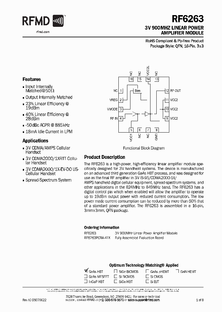 RF6263PCBA-41X_1301512.PDF Datasheet