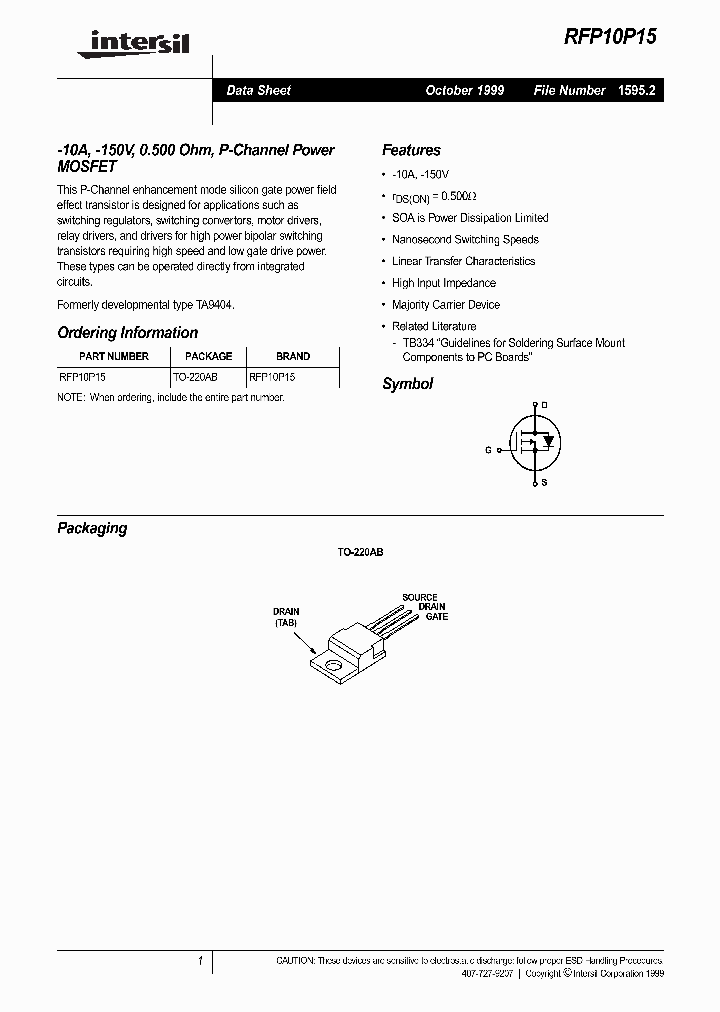RFP10P15_1301584.PDF Datasheet