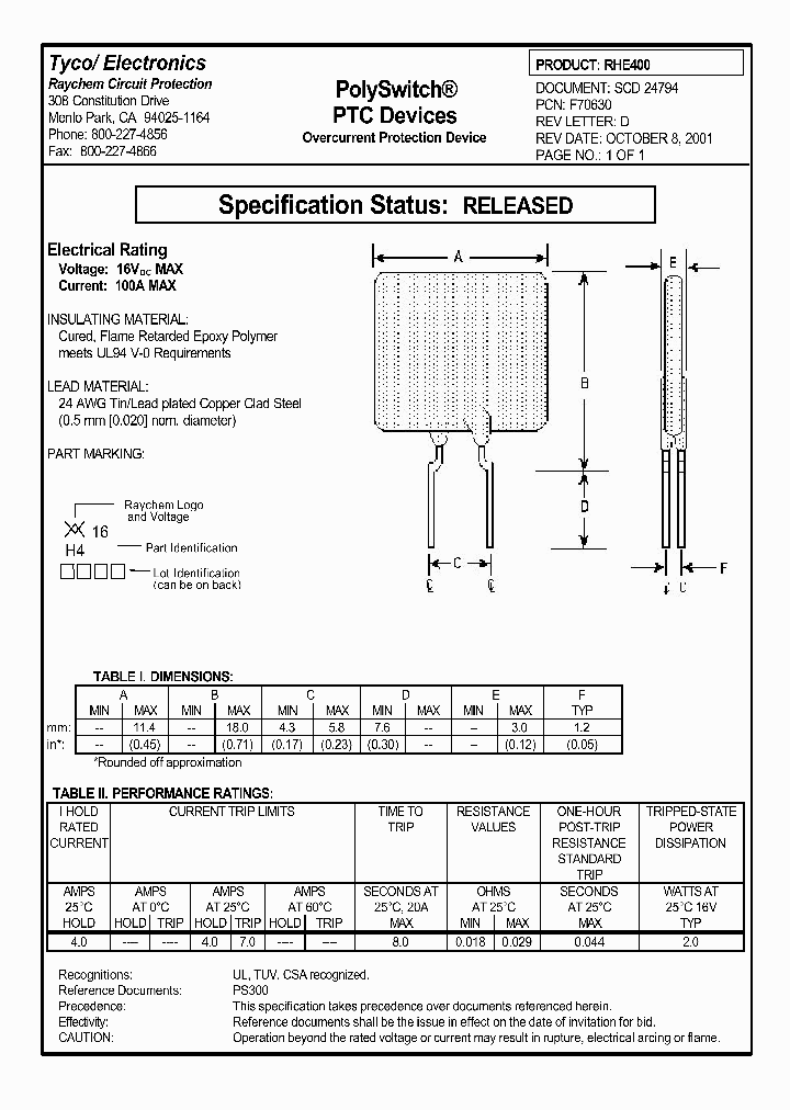 RHE400_1301786.PDF Datasheet