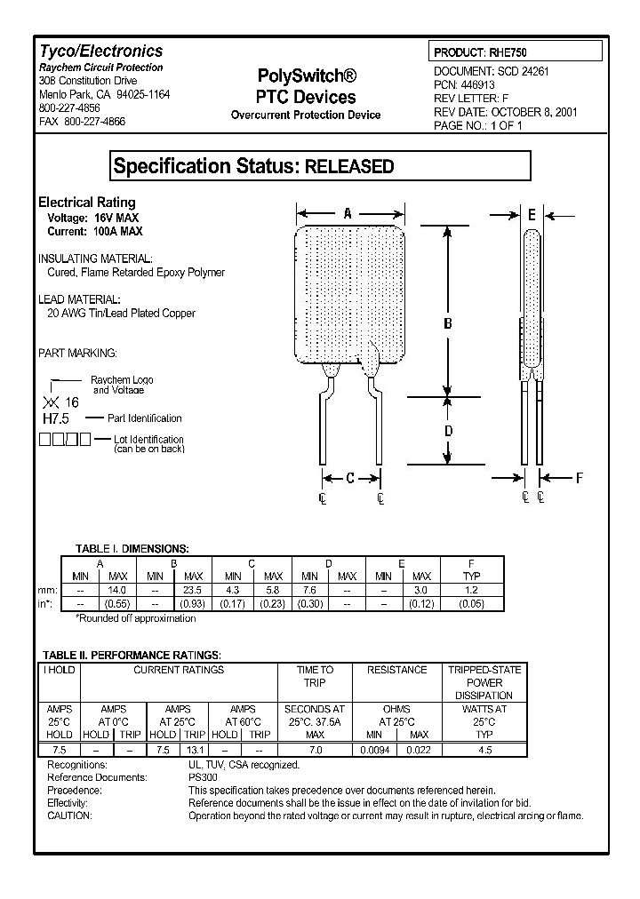 RHE750_1301789.PDF Datasheet