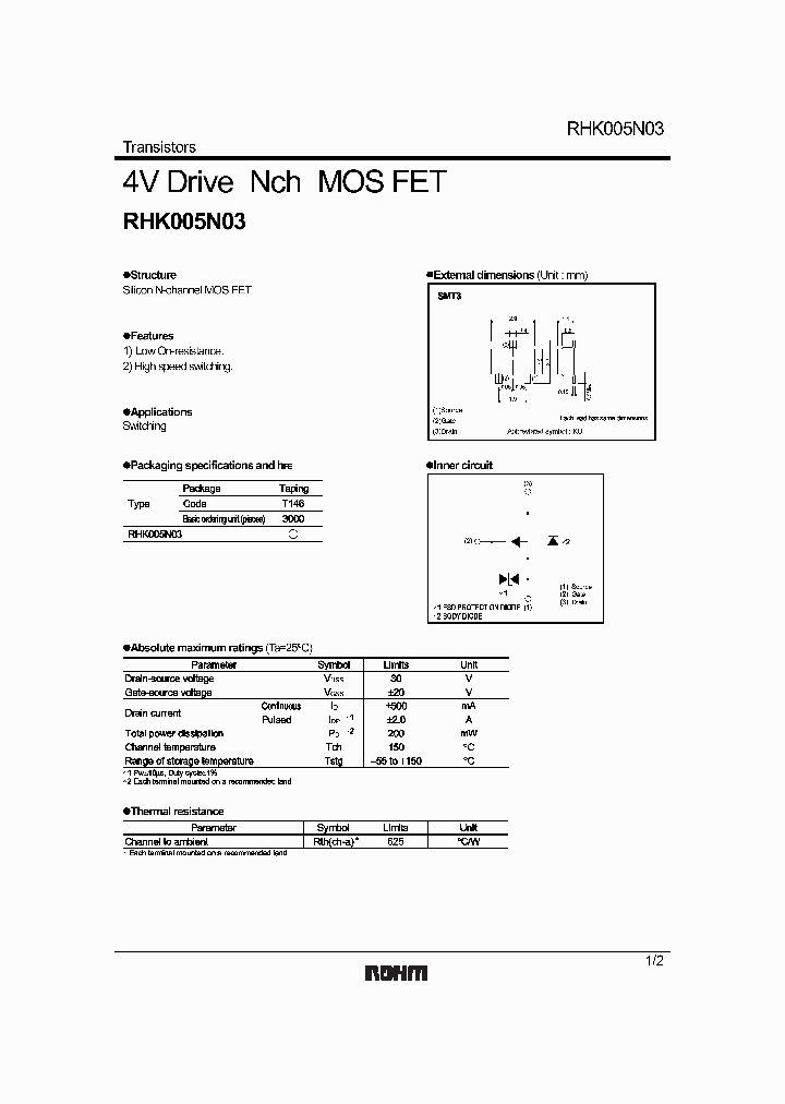 RHK005N03_1301791.PDF Datasheet