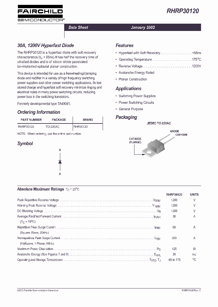 RHRP30120_1149624.PDF Datasheet