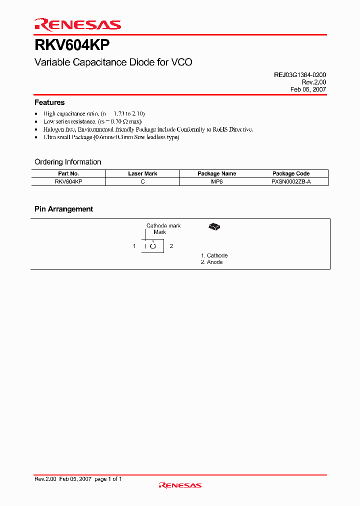 RKV604KP_1301976.PDF Datasheet