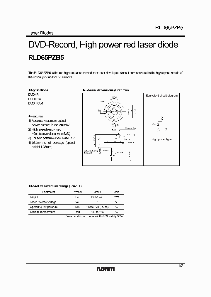 RLD65PZB5_1302062.PDF Datasheet