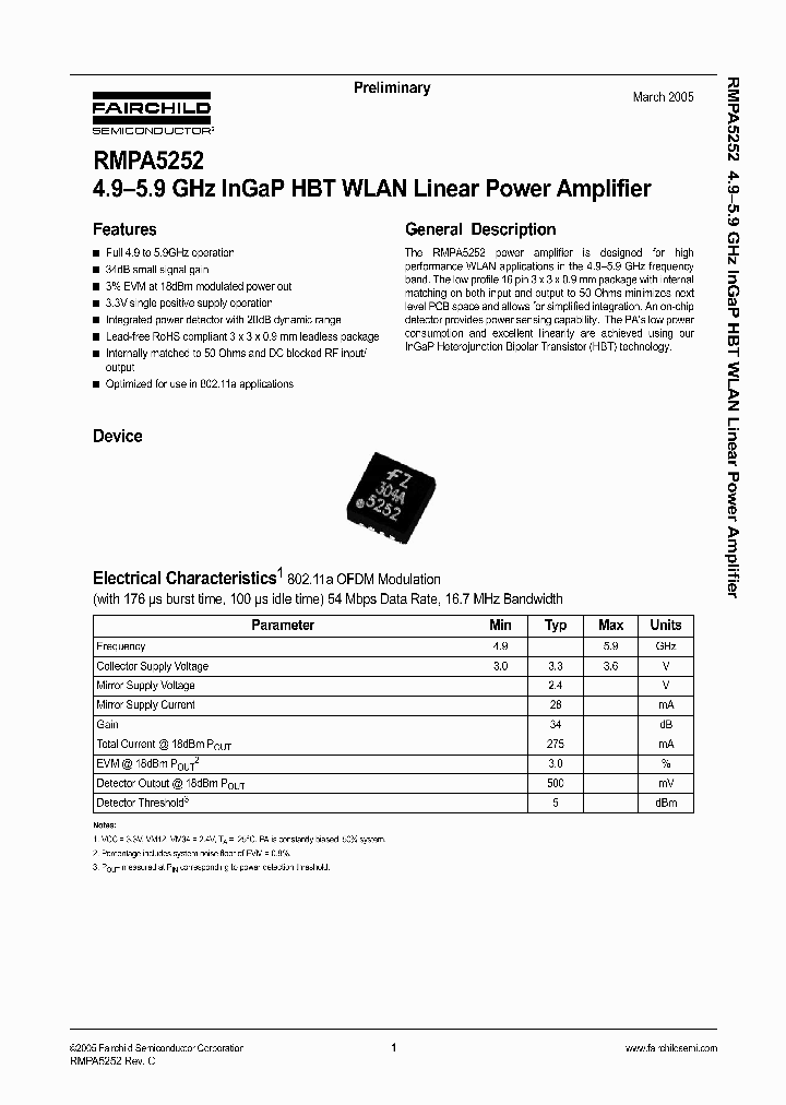 RMPA5252_1302246.PDF Datasheet