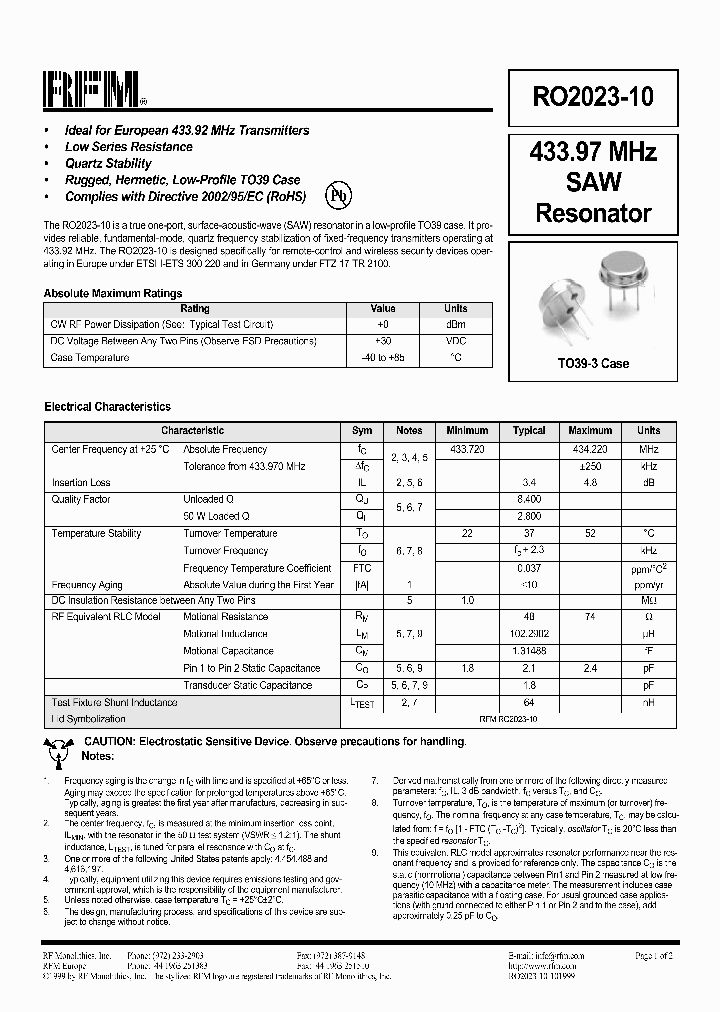 RO2023-10_1302401.PDF Datasheet