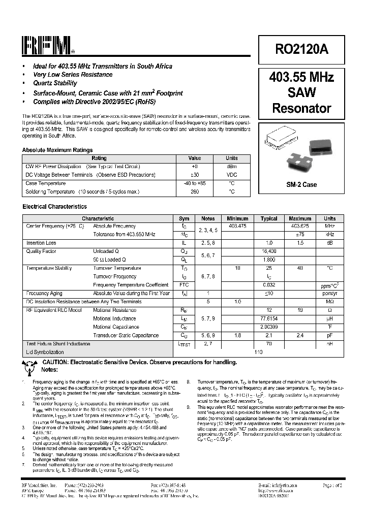 RO2120A_1302446.PDF Datasheet