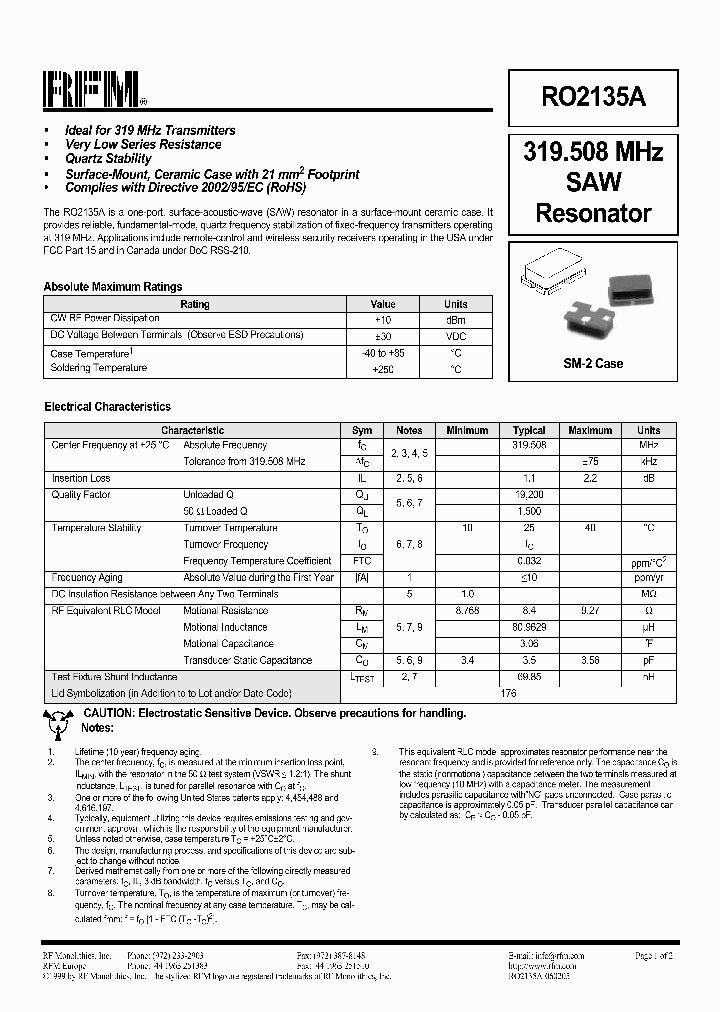 RO2135A_1302454.PDF Datasheet
