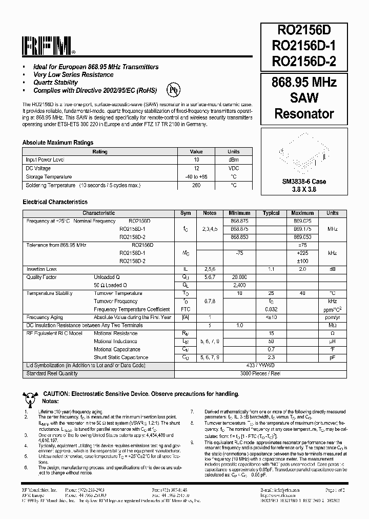RO2156D-2_1302462.PDF Datasheet