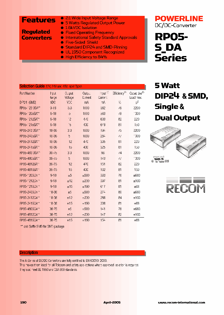 RP05-4833SA_1302491.PDF Datasheet
