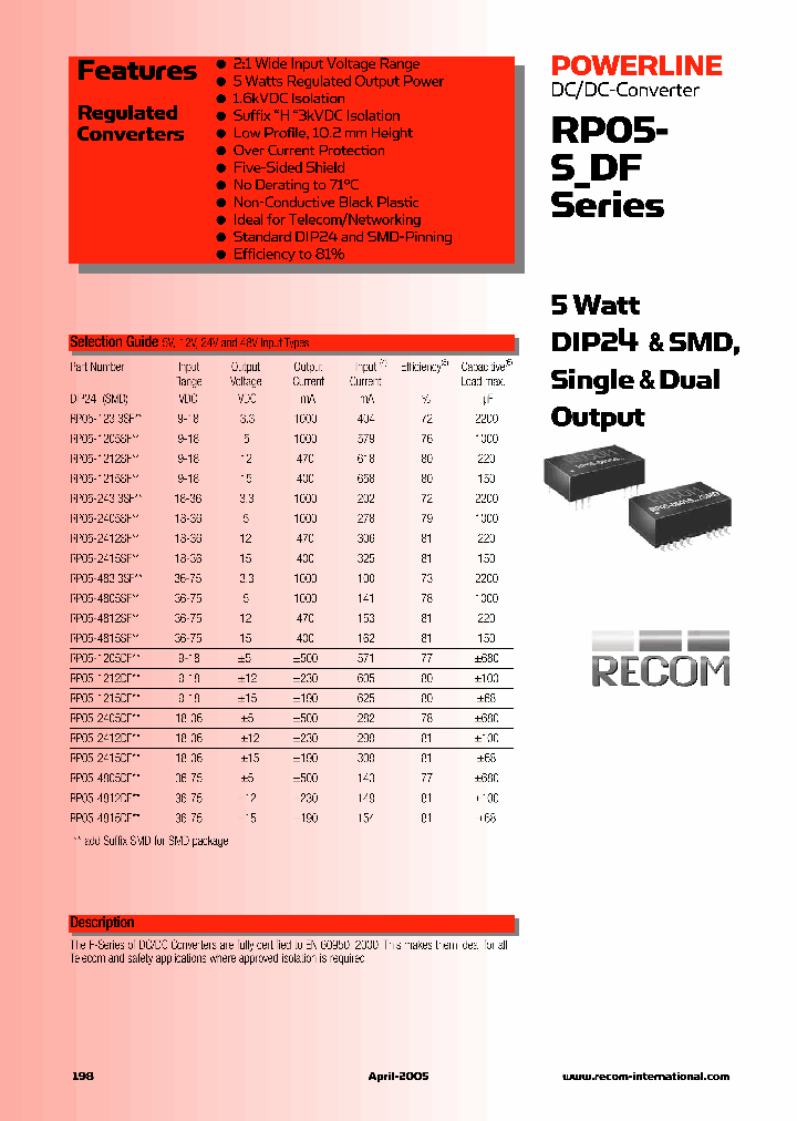 RP05-4833SF_1302493.PDF Datasheet