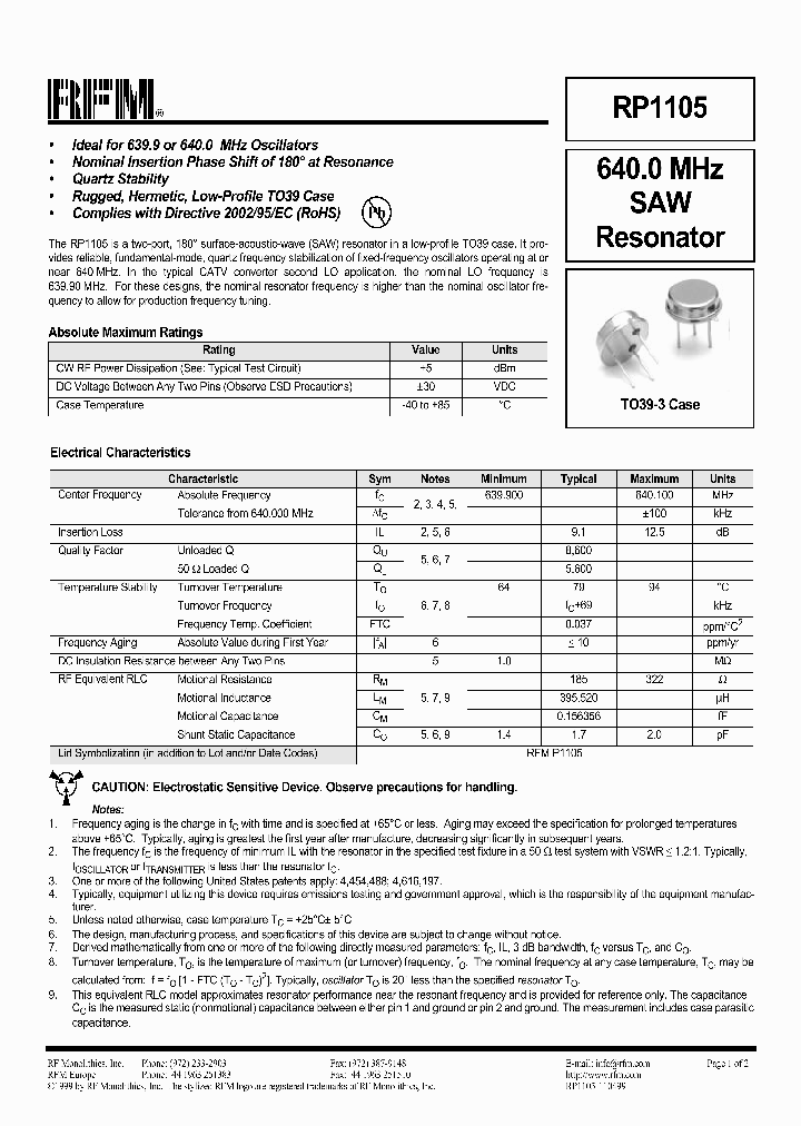 RP1105_1302514.PDF Datasheet