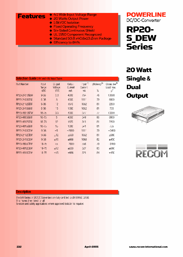 RP20-4833SEW_1302539.PDF Datasheet