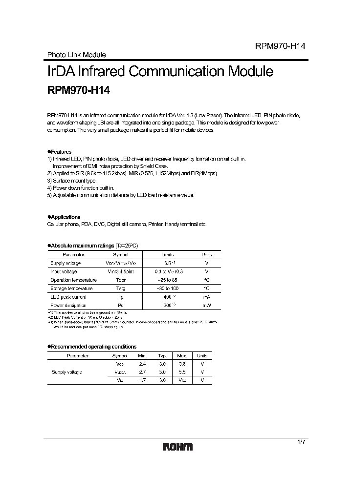 RPM970-H14_1302622.PDF Datasheet
