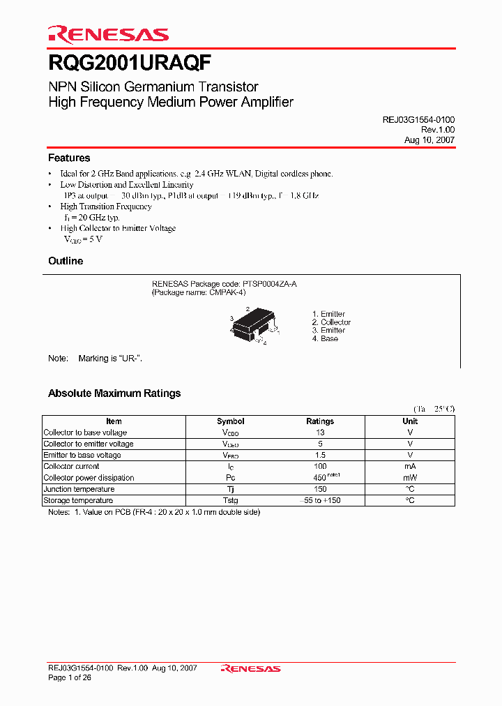 RQG2001URAQF_1302641.PDF Datasheet