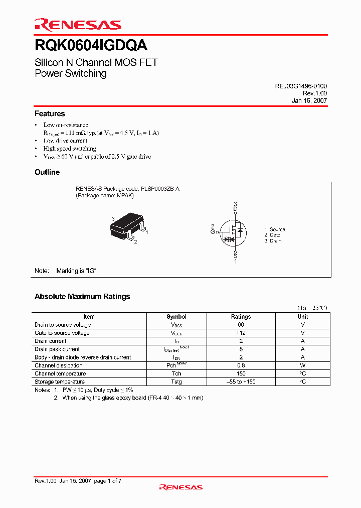 RQK0604IGDQA_1302642.PDF Datasheet