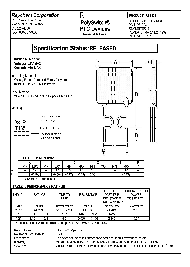 RTE135_1302911.PDF Datasheet