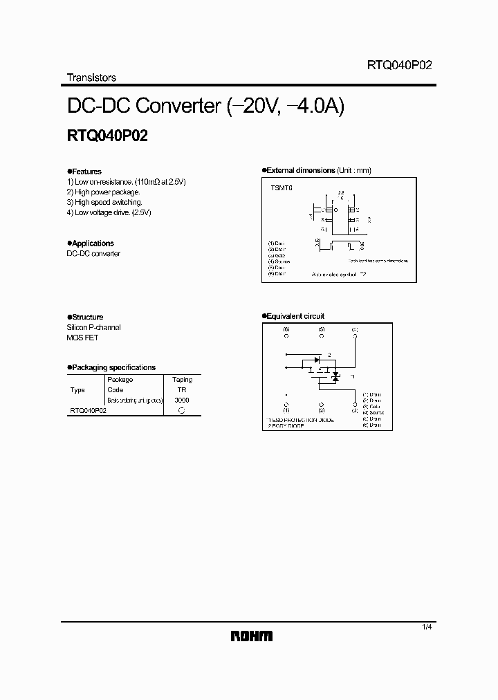 RTQ040P02_1189278.PDF Datasheet