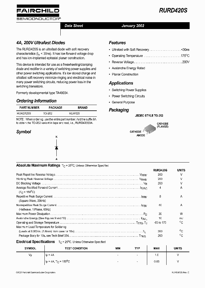 RURD420S_1302970.PDF Datasheet