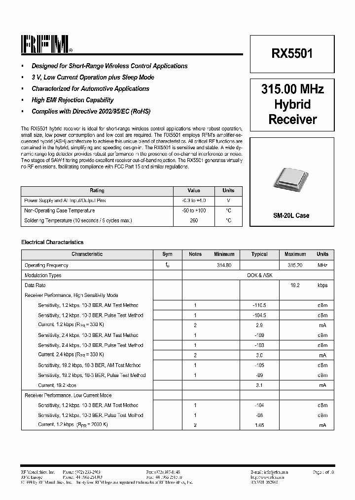 RX5501_1303110.PDF Datasheet