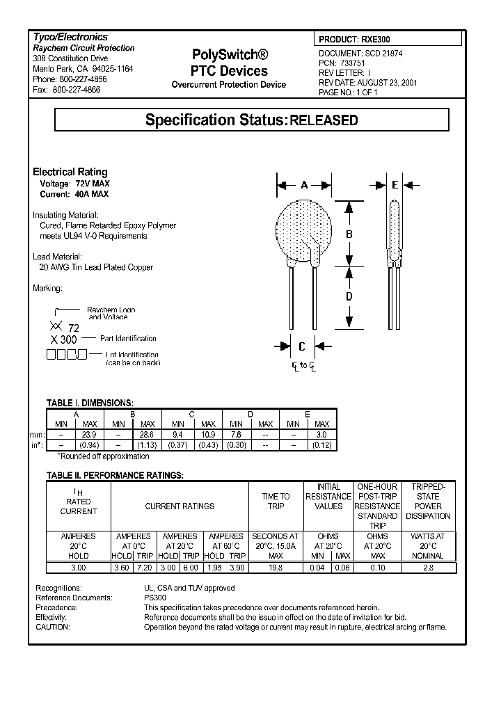 RXE300_1303127.PDF Datasheet