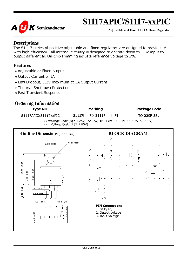 S1117XXPIC_1303210.PDF Datasheet